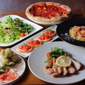 good spoonのピザもパスタもお肉も食べれちゃう！？飲み放題付プラン 期間限定4500円→3500円