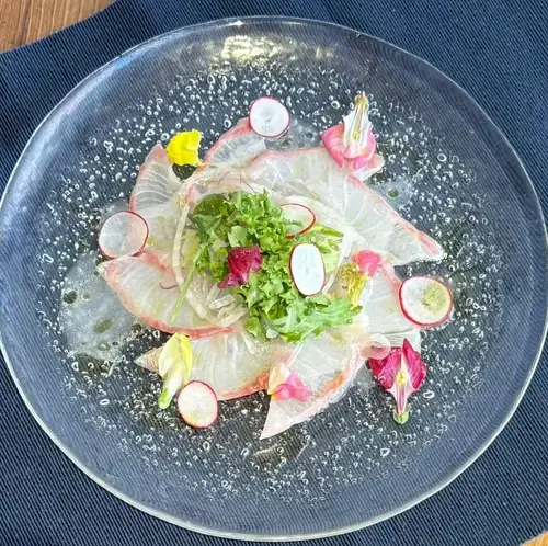 本日の鮮魚のカルパッチョ