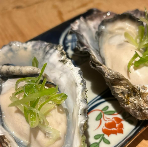 蒸し牡蠣