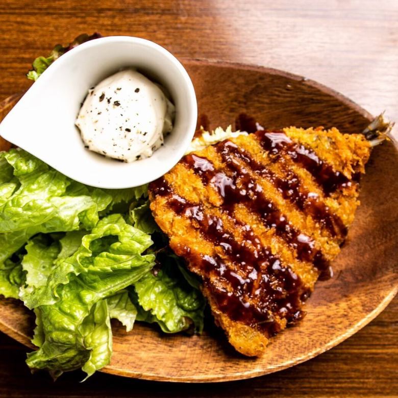 deep-fried horse mackerel