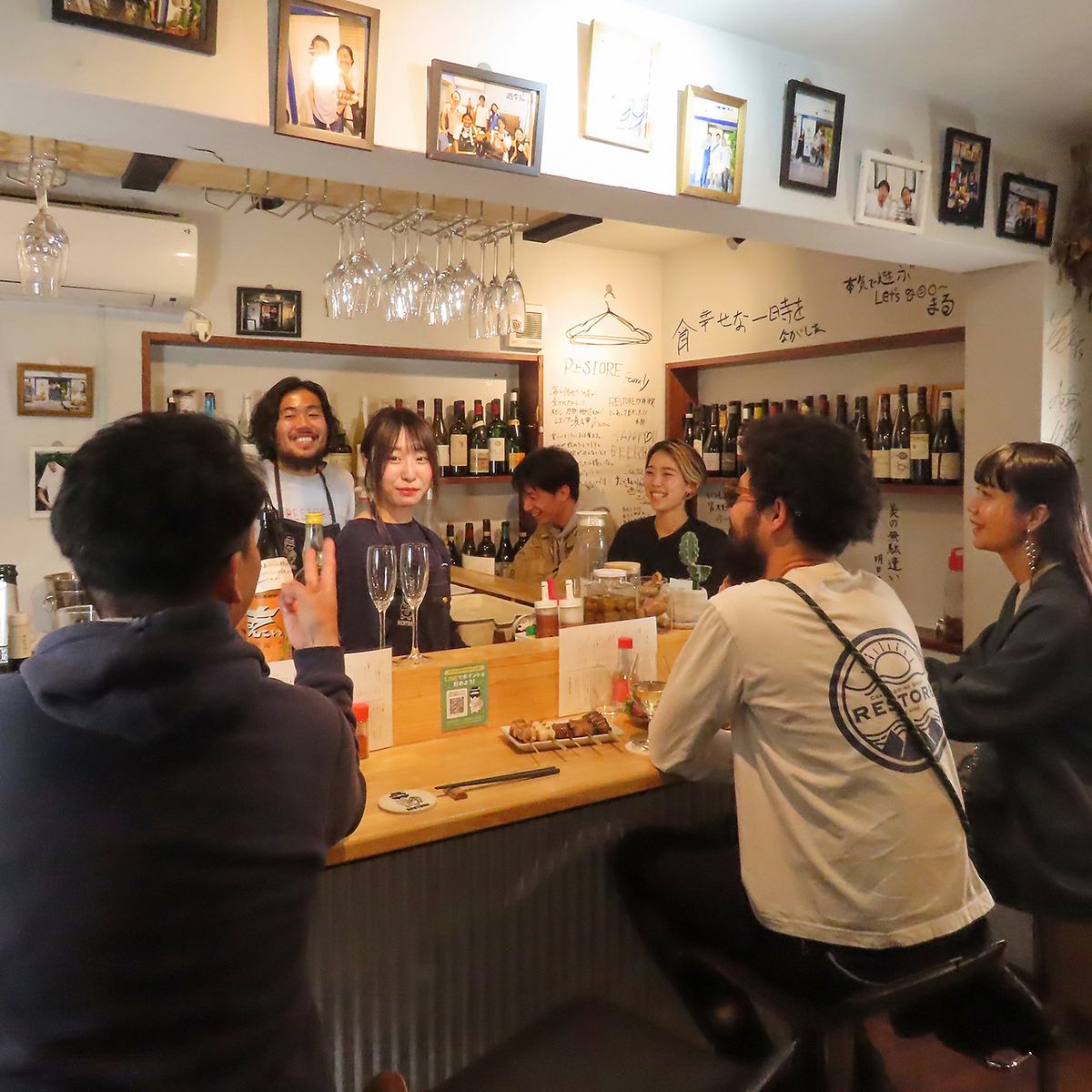 お店に来てくれた方にハッピーになってもらえる空間を提供します
