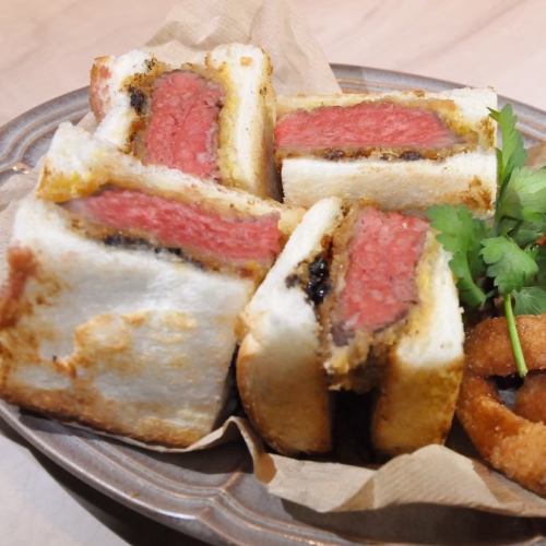 Hokkaido beef cutlet sandwich