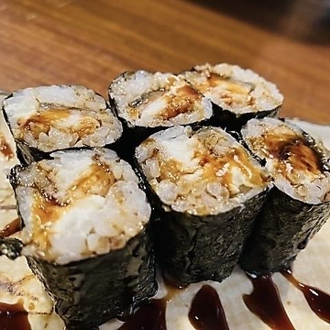 Eel and cream cheese roll