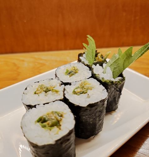 しらすと青唐辛子みそ巻き