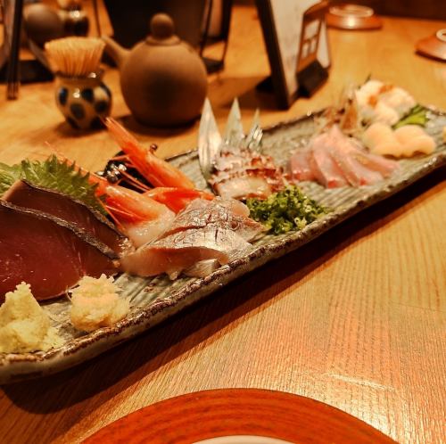 産直鮮魚を刺身・炭火・煮付け・鍋料理で存分に堪能