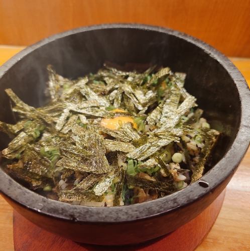 石焼じゃこ高菜ひじきご飯