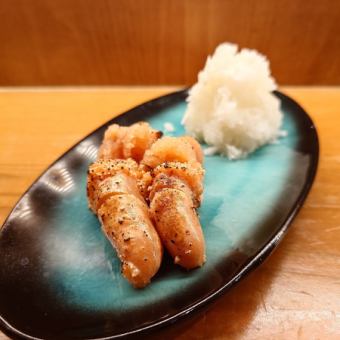 炙り明太子と鬼おろし