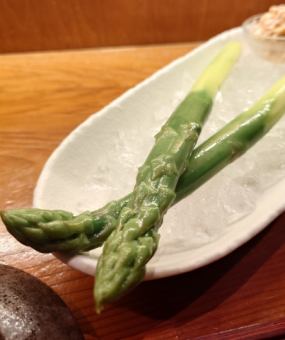 極太アスパラボイル