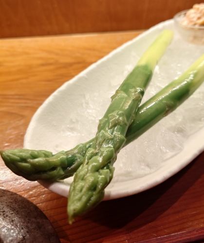 極太アスパラボイル