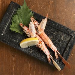 [Popular menu 1] Grilled prawns with salt