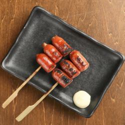 Wiener / bacon potato