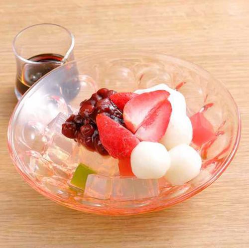 Strawberry Cream Anmitsu
