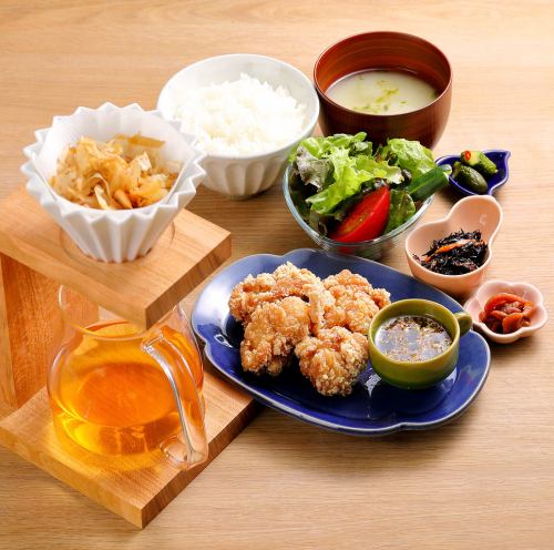 Umami soy sauce fried chicken set