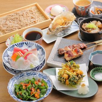 <3月>【当日OK】比内地鶏串とお刺身【よ】コース【エビスOK★スタンダード飲み放題付】