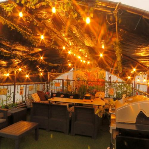 屋上は街中BBQ！