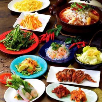初めての方におすすめ！名物を一度に味わえるコース料理【おためしコース】全7品2750円(税込)