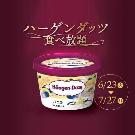 多達 6 種哈根達斯口味！