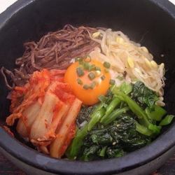 Stone-grilled bibimbap