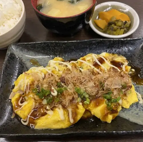 とんぺい焼き定食