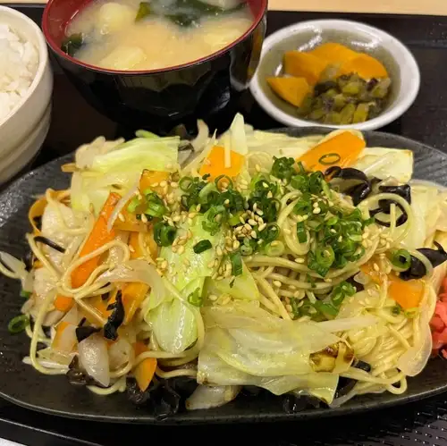 焼きラーメン定食