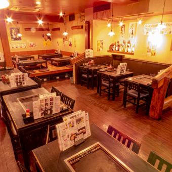 A large banquet can be reserved for 40 to 50 people throughout the store! Ideal for company banquets and welcome and farewell parties ♪