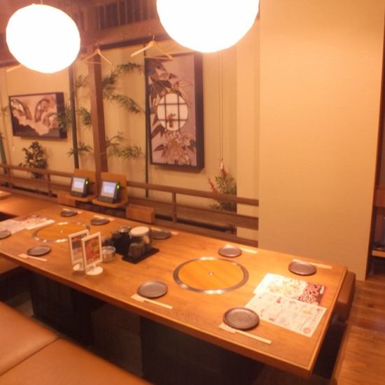 2名～最大80名まで人数に合わせた完全個室8部屋＆半個室13部屋