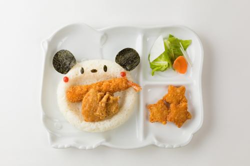 Panda's fried chicken plate