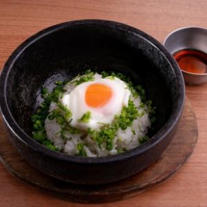 뚜껑의 마늘 쌀