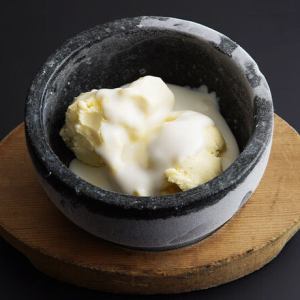 뚜껑의 디저트