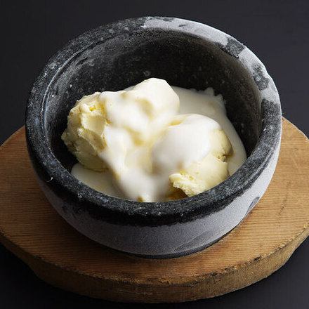 뚜껑의 디저트