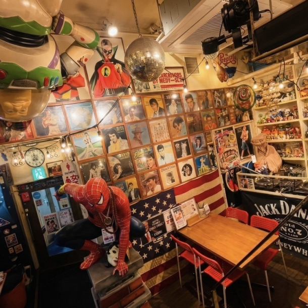 [A stylish space with an American pop vibe] You'll be amazed the moment you enter the extraordinary space! We recommend this place for girls' nights, birthdays, and other special occasions, as well as for organizers looking for a slightly unusual place to hold a banquet or party. Once you've visited, you'll want to return with friends. It's a place that's fun just to be in! We're sure you'll have a memorable time!