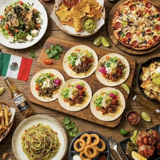 Mexican/Tex-Mex 10-course meal (4,000 yen including tax)