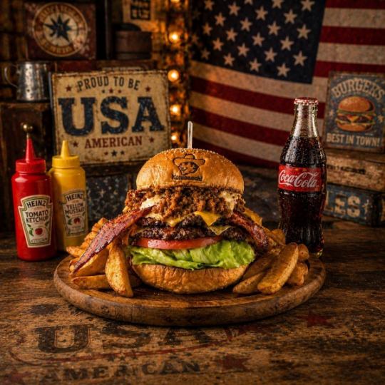 【大人気！】コマネチ名物ハンバーガー