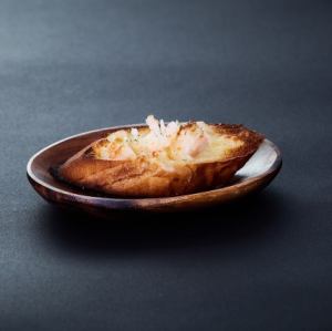 《單份Burchetta》蝦子和乳酪