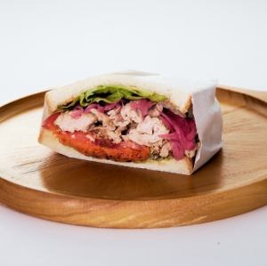 Sesame Ginger Pork Sandwich