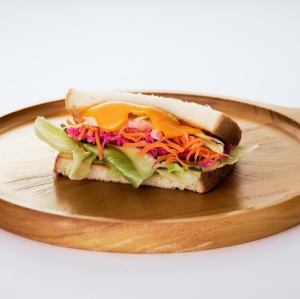 素食飽足三明治