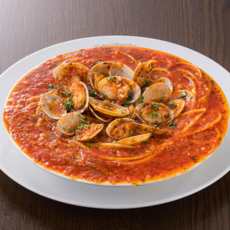 アサリとトマトのスパゲッティ