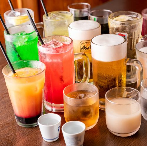 各種サワーも小金井苑の焼肉を盛り上げます!