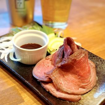 [Reservation for seats only] Comes with our specialty roast beef! Drinks that normally cost 600 yen are 0 yen!!