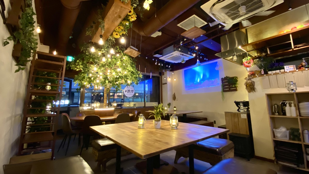 Private party venue for 50 people in Shibuya