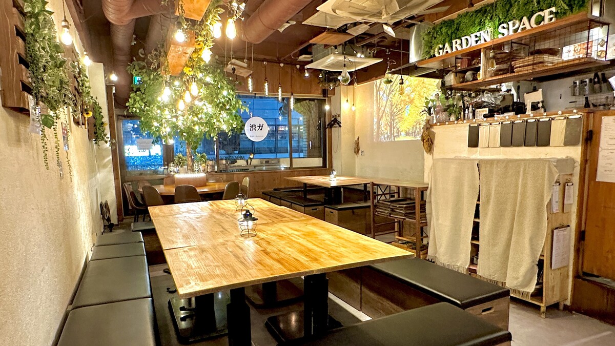 Rent out a stylish restaurant for your year-end party in Shibuya! Shibuya Garden Space Dogenzaka!