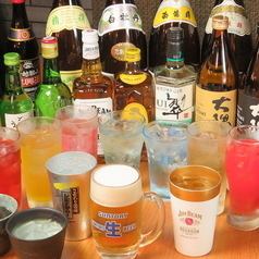 単品飲み放題は120分なんと1,100円!