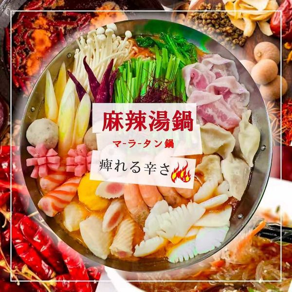 大阪初上陸!大人気マーラータン鍋食べ飲み放題コースもご用意しております♪【食べ放題プラン】2800円~