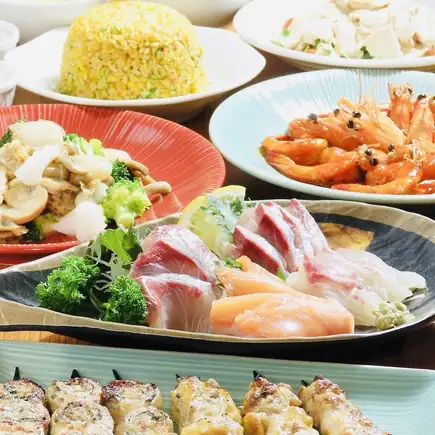 120分飲み放題付♪料理長が厳選瀬戸内鮮魚・フカヒレなど珍味を味わう【贅沢三昧コース】7000円