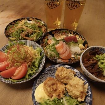 【3時間飲み放題付き4000円コース】