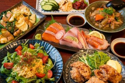 歓迎会にオススメ！【2時間飲み放題付き4000円コース】　