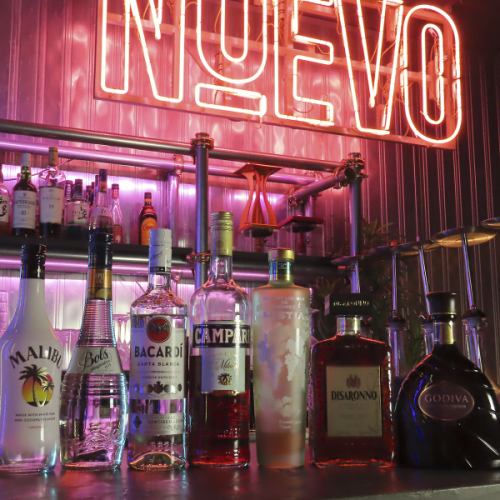 豊富なドリンクで乾杯！