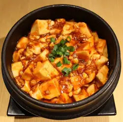麻婆豆腐(热气腾腾)
