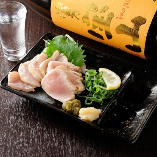 兵庫県但馬鶏のタタキ