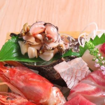Live! Conch sashimi